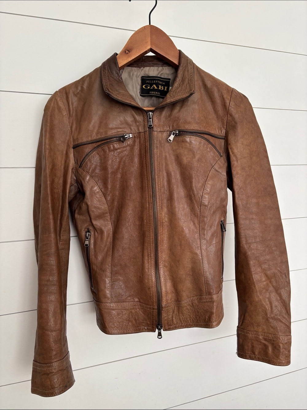 Italian Leather Jacket Pelletteria GABI Firenze
Made In Italy